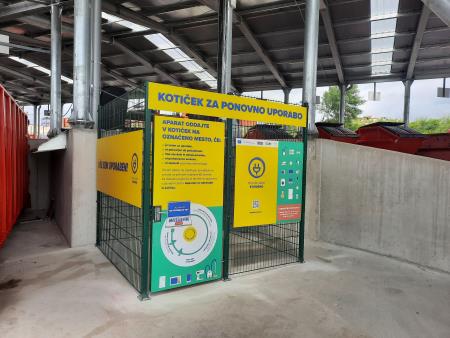 Kotiček za ponovno uporabo v ZC Suhadole